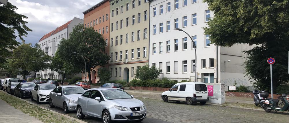 Die Häuser der Tegeler Straße im Wedding.