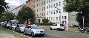 Die Häuser der Tegeler Straße im Wedding.