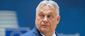 Der ungarische Ministerpräsident Viktor Orban, hier bei einem EU-Gipfel im April in Brüssel.