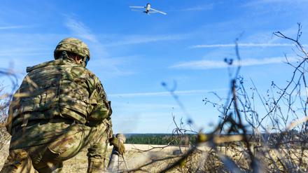 Switchblade 300 beim Einsatz durch die US-Armee.