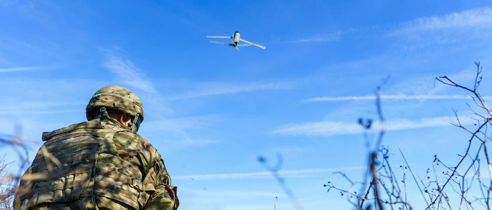 Switchblade 300 beim Einsatz durch die US-Armee.
