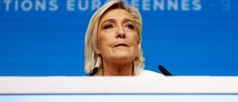 Marine Le Pen von der rechtsextremen Partei „Rassemblement National“ gilt als Anwärterin für das Präsidentenamt im Jahr 2027.