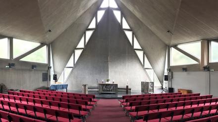 Abgerissen. Die Zufluchtskirche in Berlin-Spandau, Baujahr 1967 nach Entwürfen von Bodo Fleischer, ist seit 2023 Geschichte. 