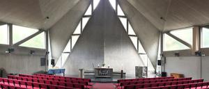 Abgerissen. Die Zufluchtskirche in Berlin-Spandau, Baujahr 1967 nach Entwürfen von Bodo Fleischer, ist seit 2023 Geschichte. 