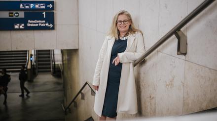 Ute Bonde (CDU) ist seit Kurzem neue Verkehrssenatorin. Eines ihrer Herzensthemen ist eine Magnetschwebebahn für Berlin.