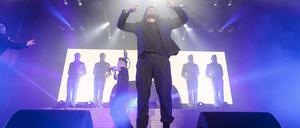 Die Musiker der deutschen Band K.I.Z. bei einem Konzert im Palladium in Köln. 