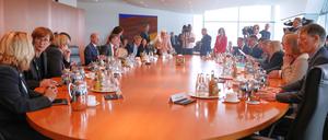 105. Sitzung des Bundeskabinetts unter Leitung von Bundeskanzler Olaf Scholz