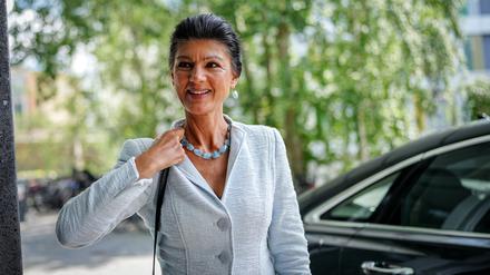 Sahra Wagenknecht (BSW) kommt zur Pressekonferenz nach der Europawahl.