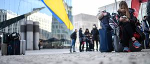Ankunft in Berlin: Flüchtlinge aus der Ukraine treffen im Frühjahr 2022 ein.