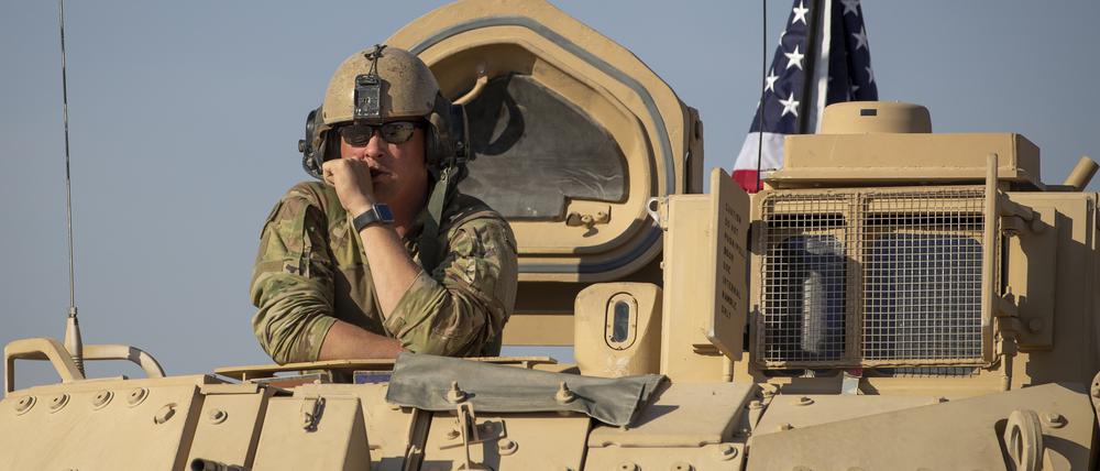 Ein US-Soldat in Syrien.