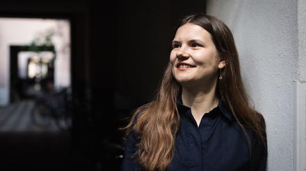 Autorin Lea de Gregorio in Berlin.