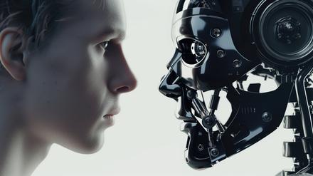 Roboter und Mensch – Face to Face