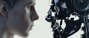 Roboter und Mensch – Face to Face