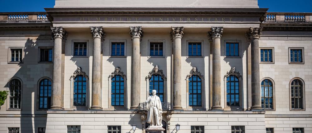 Die Humboldt-Universität in der Straße Unter den Linden.