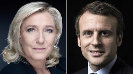Disziplinlos bei den Staatsfinanzen: Frankreichs Präsident Emmanuel Macron und seine Herausforderin Marine Le Pen.