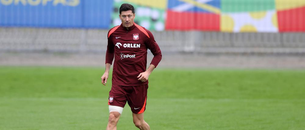 Robert Lewandowski trainiert immerhin schon wieder.