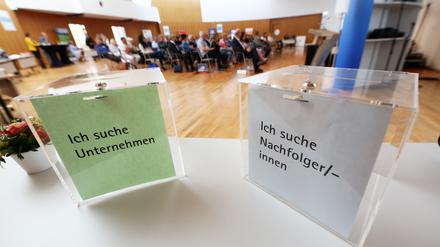 Ich biete – ich suche. So das Prinzip bei der Nachfolgekonferenz „It’s a match“.