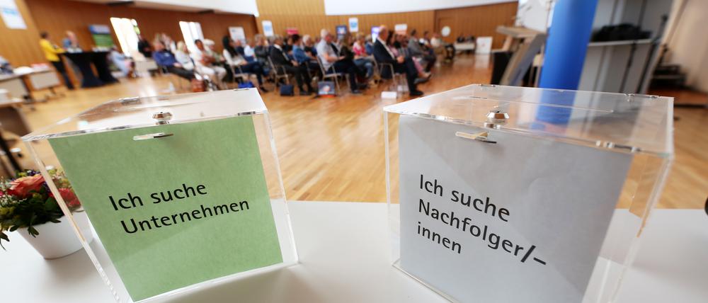 Ich biete – ich suche. So das Prinzip bei der Nachfolgekonferenz „It’s a match“.