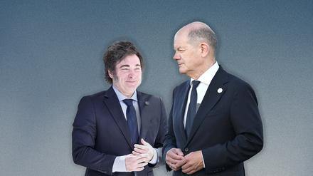 Argentiniens Javier Milei trifft in Berlin auf Olaf Scholz