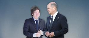 Argentiniens Javier Milei trifft in Berlin auf Olaf Scholz