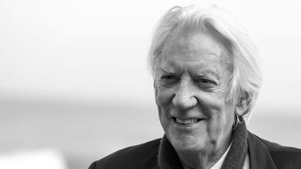 Donald Sutherland, Schauspieler aus Kanada, lässt sich am Rande des Filmfestivals San Sebastián fotografieren. 