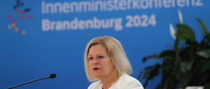 Nancy Faeser SPD, Bundesinnenministerin.