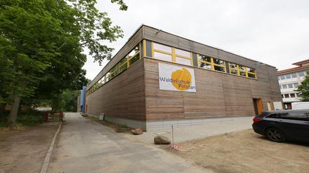 Der Neubau der Waldorfschule wurde in Holzhybridbauweise errichtet. 