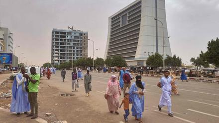 Das Stadtviertel Capital in der Hauptstadt Nouakchott.  