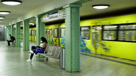 Ein Blick in den Bahnhof Gesundbrunnen. Hier ereignete sich am Sonntag das Unglück.
