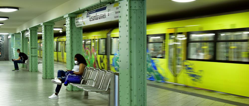Ein Blick in den Bahnhof Gesundbrunnen. Hier ereignete sich am Sonntag das Unglück.