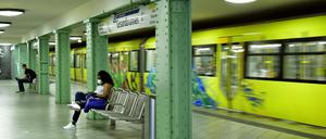 Ein Blick in den Bahnhof Gesundbrunnen. Hier ereignete sich am Sonntag das Unglück.