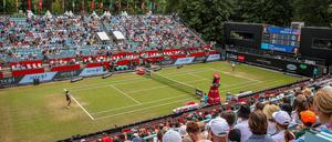 Fast volles Haus am Sonntag. Das Finale zwischen Jessica Pegula und Anna Kalinskaja begeisterte die Zuschauer im Steffi-Graf-Stadion.