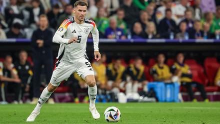 Fußball, UEFA Euro 2024, EM, Deutschland - Schottland, Vorrunde, Gruppe A, Spieltag 1, Fußball Arena München. Deutschlands Spieler Pascal Groß am Ball. +++ dpa-Bildfunk +++
