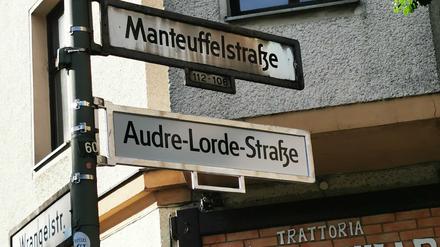 Audre-Lorde-Straße in Berlin-Kreuzberg. 