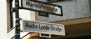 Audre-Lorde-Straße in Berlin-Kreuzberg. 