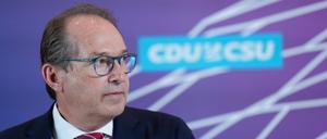  CSU-Landesgruppenchef Alexander Dobrindt (Archivbild)