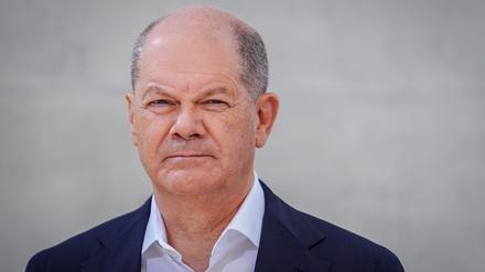Bundeskanzler Olaf Scholz (SPD) kommt zum ARD-Sommerinterview im «Bericht aus Berlin».