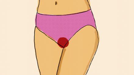 Free bleeding panties