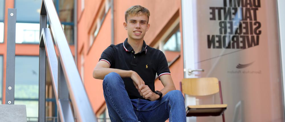 Frederick Weigel ist Europameister im Gehen und macht jetzt sein (additives) Abitur in Potsdam