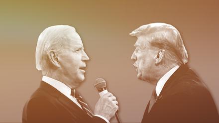 Joe Biden und Donald Trump.