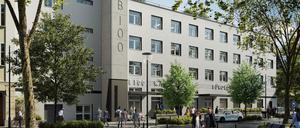 Visualisierung für „Bürolofts“ in der Berliner Straße 100.