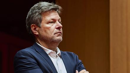 Will ins Kanzler-Rennen einsteigen: Wirtschaftsminister Robert Habeck.