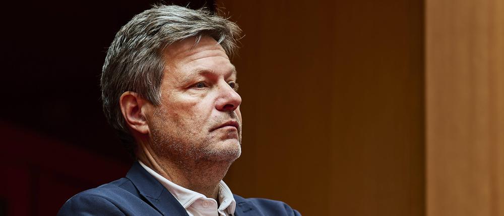 Will ins Kanzler-Rennen einsteigen: Wirtschaftsminister Robert Habeck.