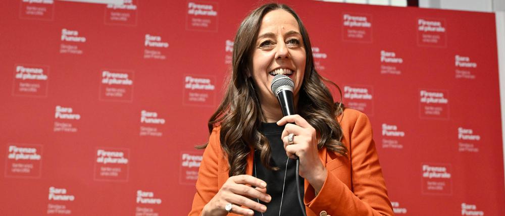 Erste Frau an der Spitze: Florenz’ neue Bürgermeisterin Sara Funaro.