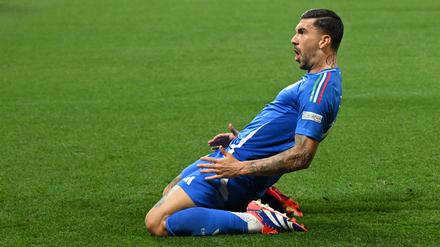 Mattia Zaccagni war Italiens umjubelter Held.