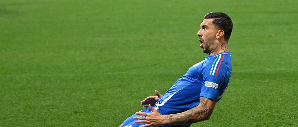 Mattia Zaccagni war Italiens umjubelter Held.