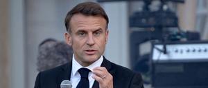 Der französische Staatschef Emmanuel Macron