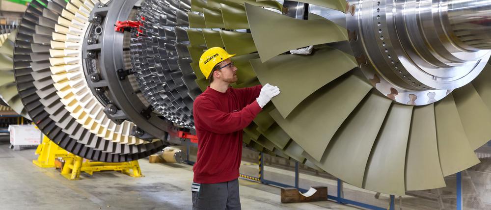 Die Gasturbinen von Siemens Energy können teilweise Wasserstoff verbrennen, den es aber nicht in ausreichender Menge gibt. 