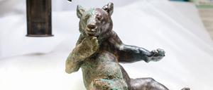 Der Bär, gefunden bei den Grabungen am  Molkenmarkt, kommt auch ins PETRI Berlin.