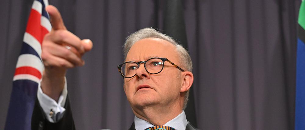 Der australische Premier Anthony Albanese